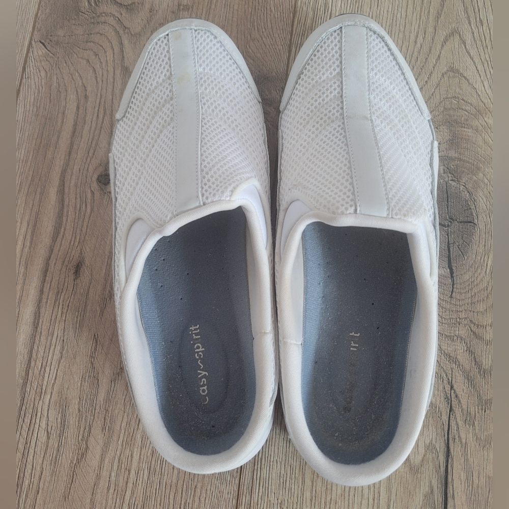 Easy Spirit White Mesh Mules - Picture 6 of 6
